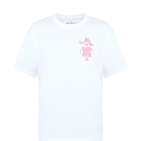Edoka Bath House Logo Back Graphic T-Shirt