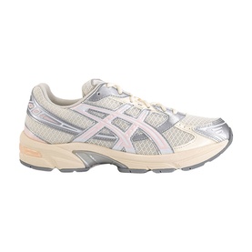 Asics GEL-1130&trade; Trainers in Cream Pink Cloud, mixed material upper with silver logo overlay and chunky rubber sole
