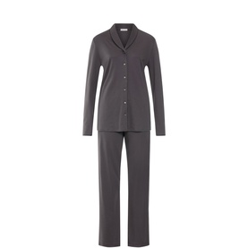 Long Solid Pyjama Set