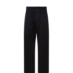 Drawstring Straight Leg Trousers