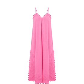 Scallop Trim Dress
