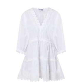 Tiered Scalloped Dress