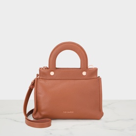 Roniaa Leather Small Tote Bag