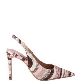 Caramella Embellished Slingback Pumps