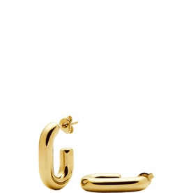 Chubby Oval Small Hoop Earrings