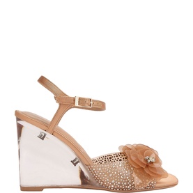 Positano Flower Wedge Heels