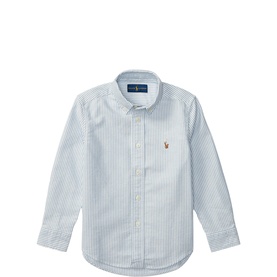 Pony Logo Striped Oxford Shirt
