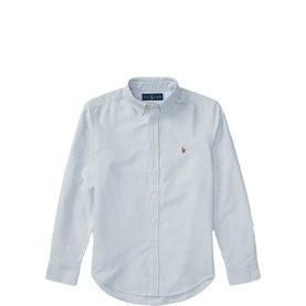 Pony Logo Striped Oxford Shirt