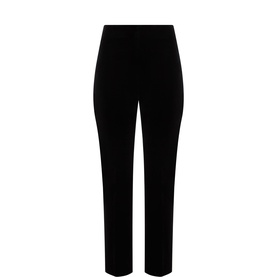 Velvet Skinny Leg Trousers