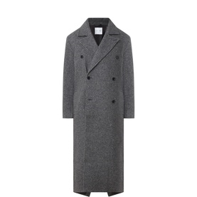 Vince Double-Breasted Long Coat