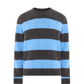 Nate Flecked Striped Sweater