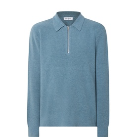 Isak Ribbed Half-Zip Sweater