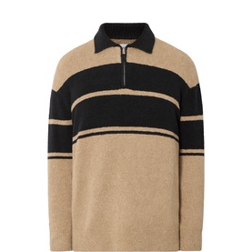 Nino Striped Half-Zip Sweater