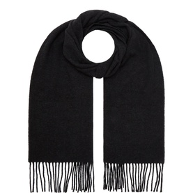 Jolly Logo Fringed Scarf