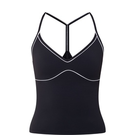 DayFlex Contrast-Seam Vest Top