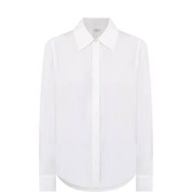 Silk Double-Collar Shirt