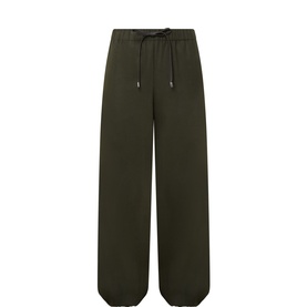 Soft Flannel Drawstring Trousers