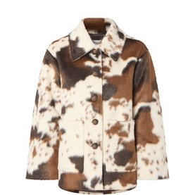 Azra Cow Print Jacket
