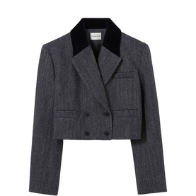 Cropped Suit Blazer