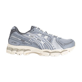 Asics Gel-Kayano 14 trainer in Piedmont Grey Gravel, mesh and synthetic upper, chunky cream midsole, lateral view
