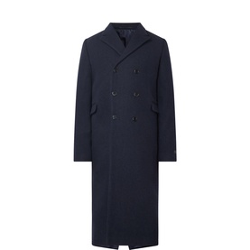 Shetland Double-Breasted Wool Coat