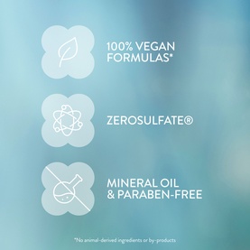 Pureology Strength Cure Hair Treatment Mask key claims: 100% vegan formulas, ZeroSulfate, mineral oil and paraben-free.