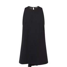 Crepe A-Line Mini Dress