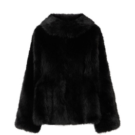 Faux Fur Flared Jacket