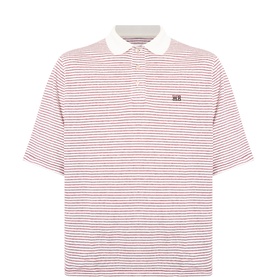 Logo Striped Polo Shirt