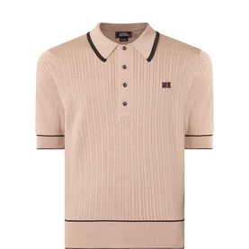 Blessings Logo Knitted Polo Shirt
