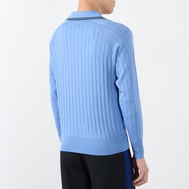 Roots Logo Ribbed Polo Shirt