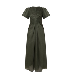 Movement Gathered A-Line Dress