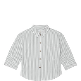 Saoirse Striped Cropped Casual Shirt
