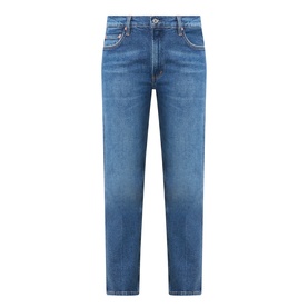 Citizens of Humanity slim jeans in cruise blue denim, five-pocket style with subtle fade and clean straight leg