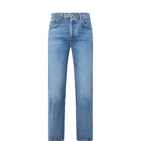 90s French High-Rise Straight Leg Jeans