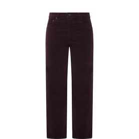 Palma Corduroy High-Rise Straight Leg Jeans