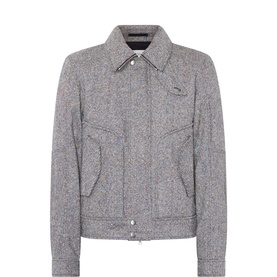 Vince Tweed Bomber Jacket