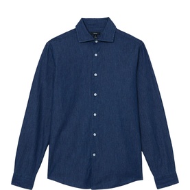 Don Chambray Slim Fit Casual Shirt