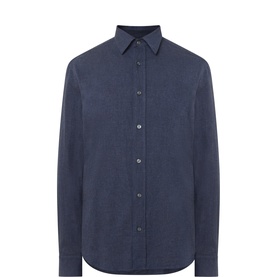 Bjorn Brushed Single-Cuff Formal Shirt