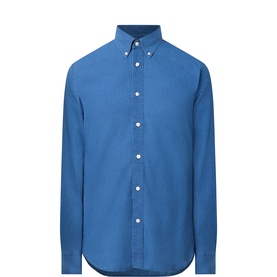 Bjorn Chambray Single-Cuff Formal Shirt
