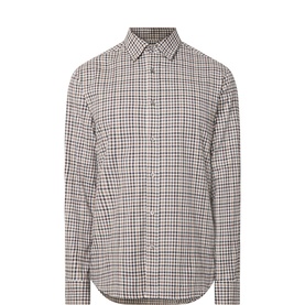 Bjron Checked Single-Cuff Formal Shirt