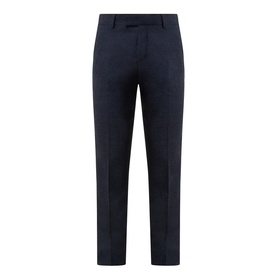 Tiger of Sweden Midnight Blue wool-blend suit trousers with flat front, side pockets and tailored straight leg