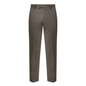 Tiger of Sweden stone suit trousers in wool blend, flat front with belt loops and tailored straight leg