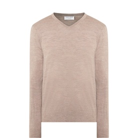 Merino Melange Fine-Knit Sweater