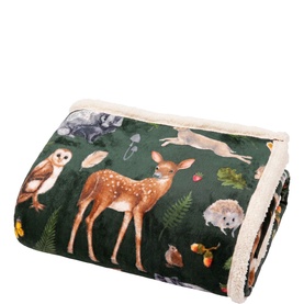 Wildlife Sherpa Throw Green