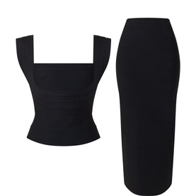 Naomi Top & Skirt Set