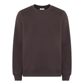 NN07 sweatshirt in Dusky Port, 100% cotton crew neck with ribbed cuffs and hem, relaxed fit