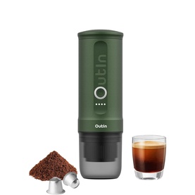Nano Portable Espresso Machine Forest Green
