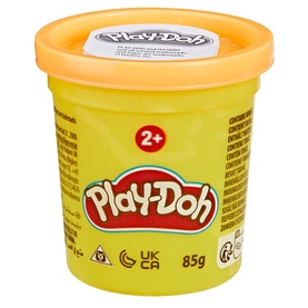 Play-Doh single tub of modelling compound in orange, 85g, suitable for ages 2 and up