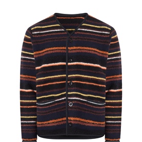 Mixed-Knit Cardigan
